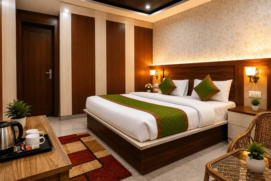 Deluxe Room at Hotel Raghuveer